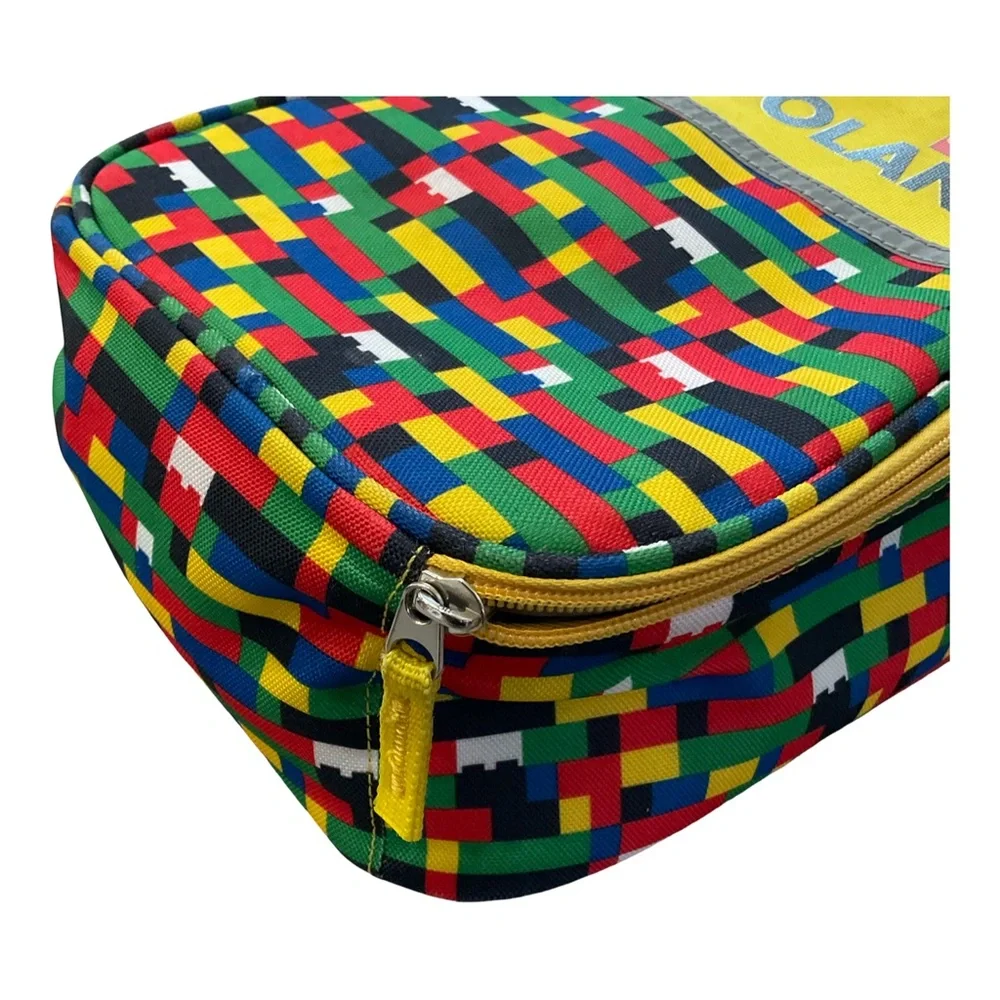 Lego Legoland Yellow and Red Blue Brick lunch bag - Picture 3 of 7